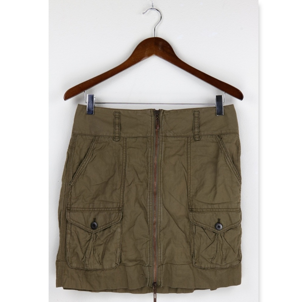 Ann Taylor Loft Army Green Skirt Size 4